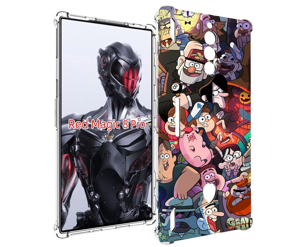 

Чехол MyPads гравити-фолз для ZTE Nubia Red Magic 8 Pro / Red Magic 8 Pro Plus, Tocco