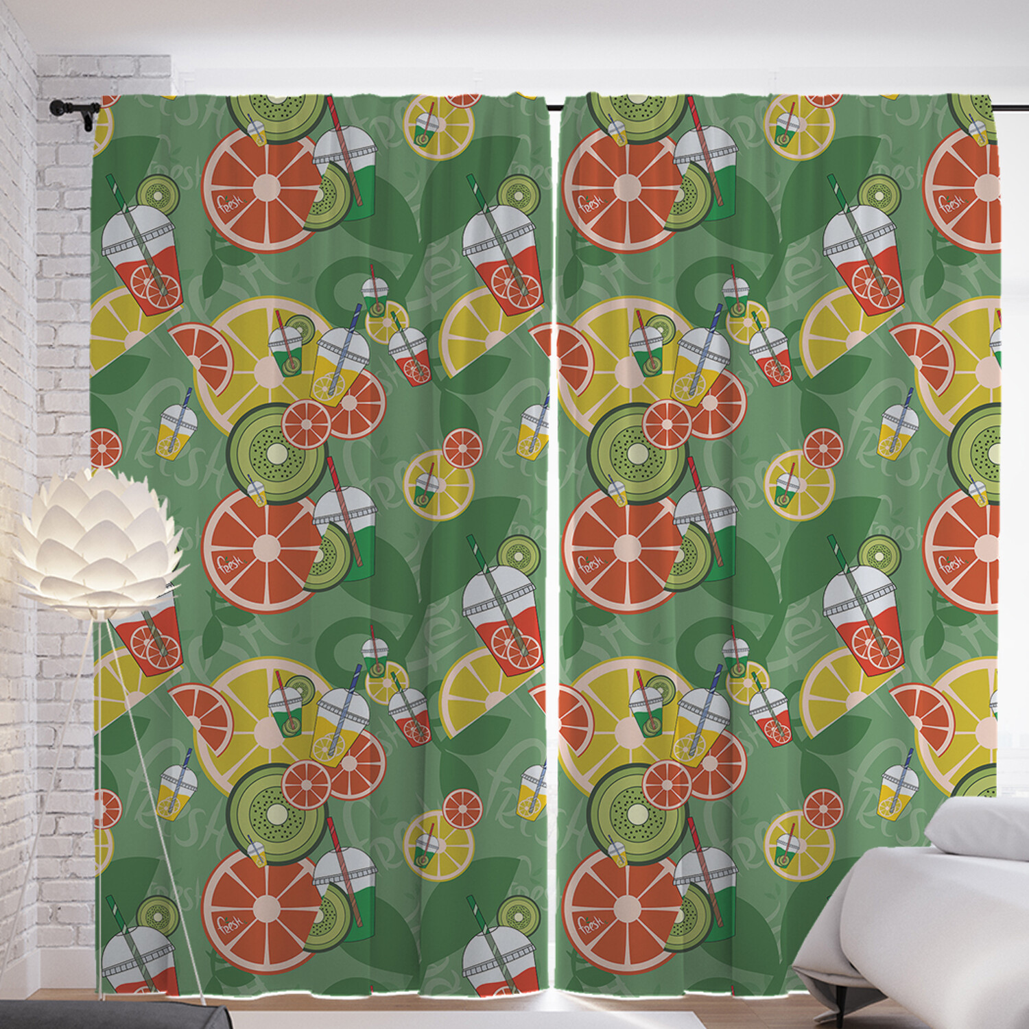 

Фотошторы для кухни и спальни JoyArty JoyArty "Фруктовый коктейль", Фруктовый коктейль