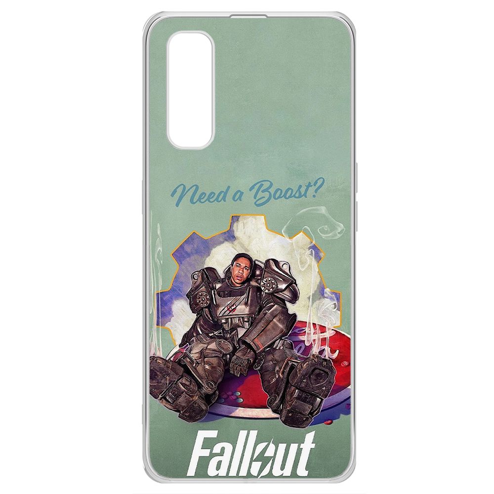 

Чехол-накладка Krutoff Clear Case Фоллаут (Fallout) - Нужно ускорение для Oppo Find X2, Прозрачный
