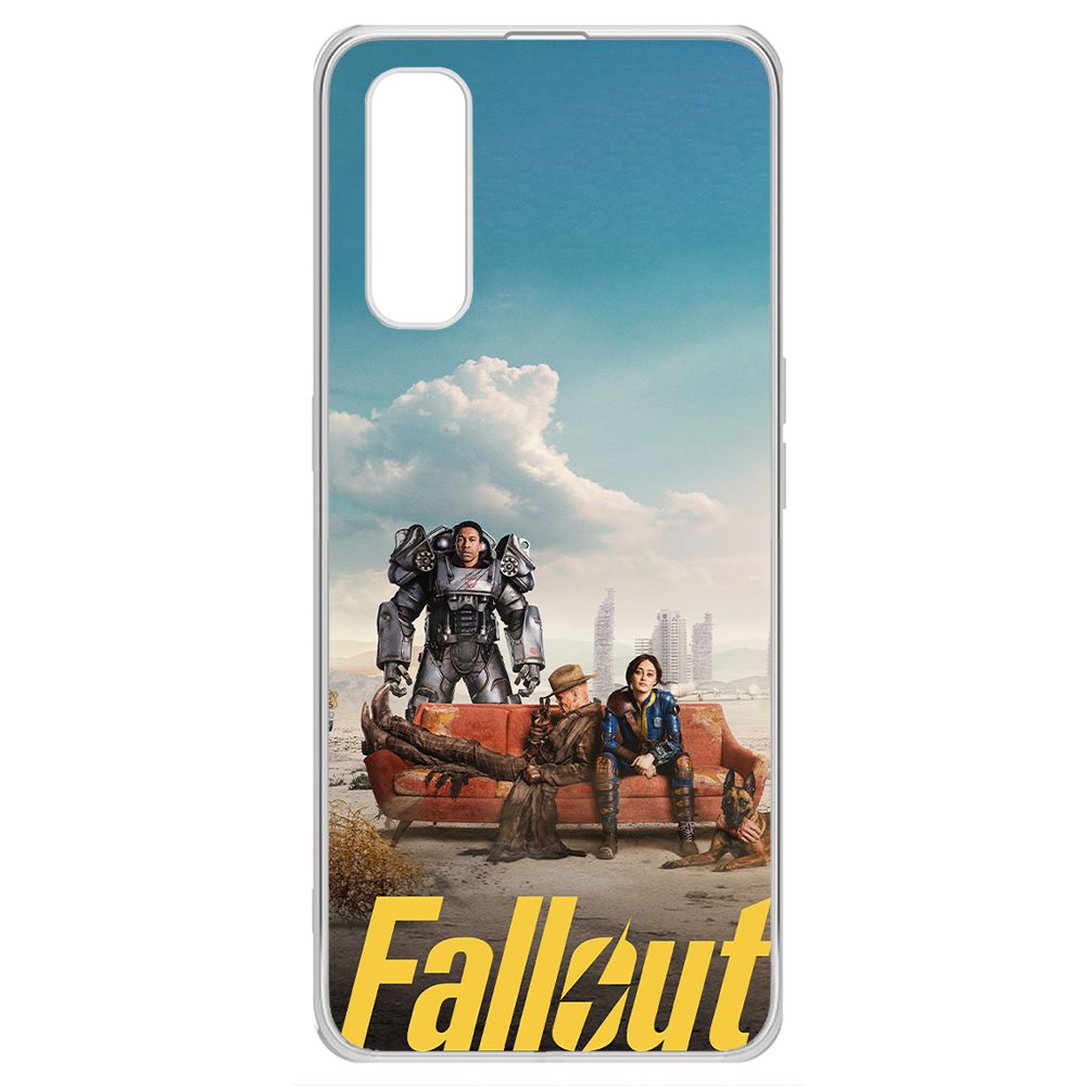 

Чехол-накладка Krutoff Clear Case Фоллаут (Fallout) - Постер для Oppo Find X2, Прозрачный