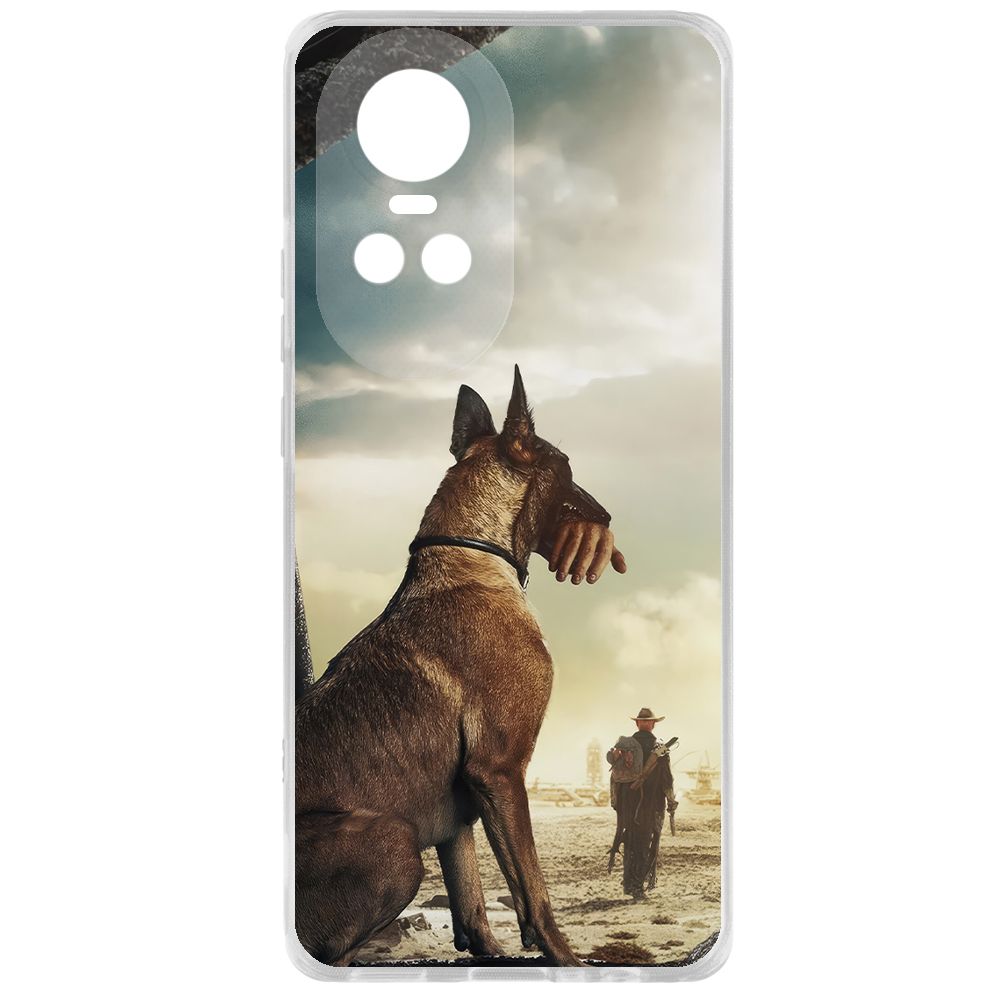 

Чехол-накладка Krutoff Clear Case Фоллаут (Fallout) - Псина для Oppo Reno10 5G