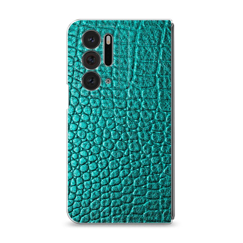 

Силиконовый чехол "Бирюзовая змея" на Oppo Find N, 259650-3