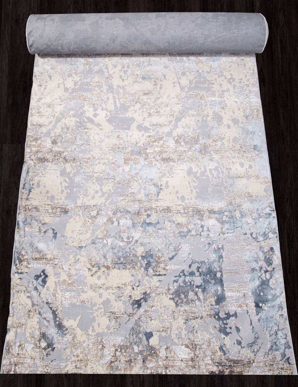 

Ковровая дорожка PERU C060A D.GREY SHIRINK/BLUE FDY
