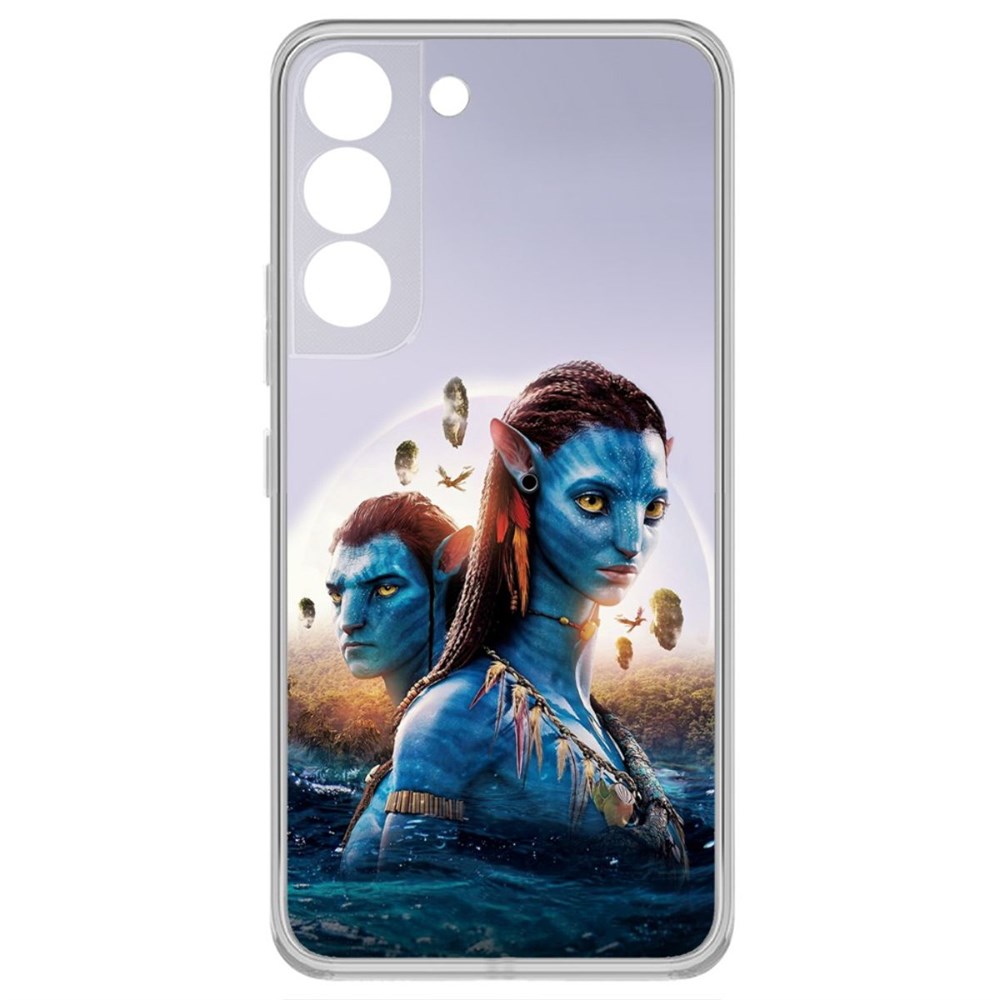 

Чехол-накладка кейс Аватар - Джейк и Нейтири для Samsung Galaxy S22, Прозрачный