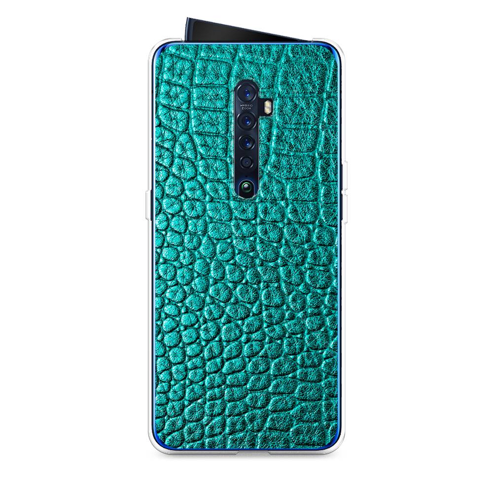 

Силиконовый чехол "Бирюзовая змея" на Oppo Reno 2, 253550-3