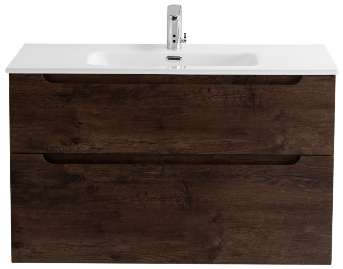 

Тумба с раковиной BelBagno Etna H60-100-BB1000ETL Rovere Moro, Коричневый, Etna