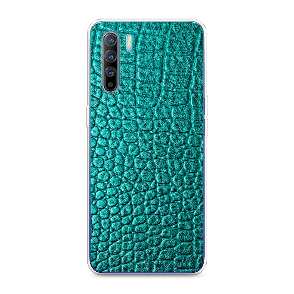 

Силиконовый чехол "Бирюзовая змея" на Oppo Reno 3, 252450-3