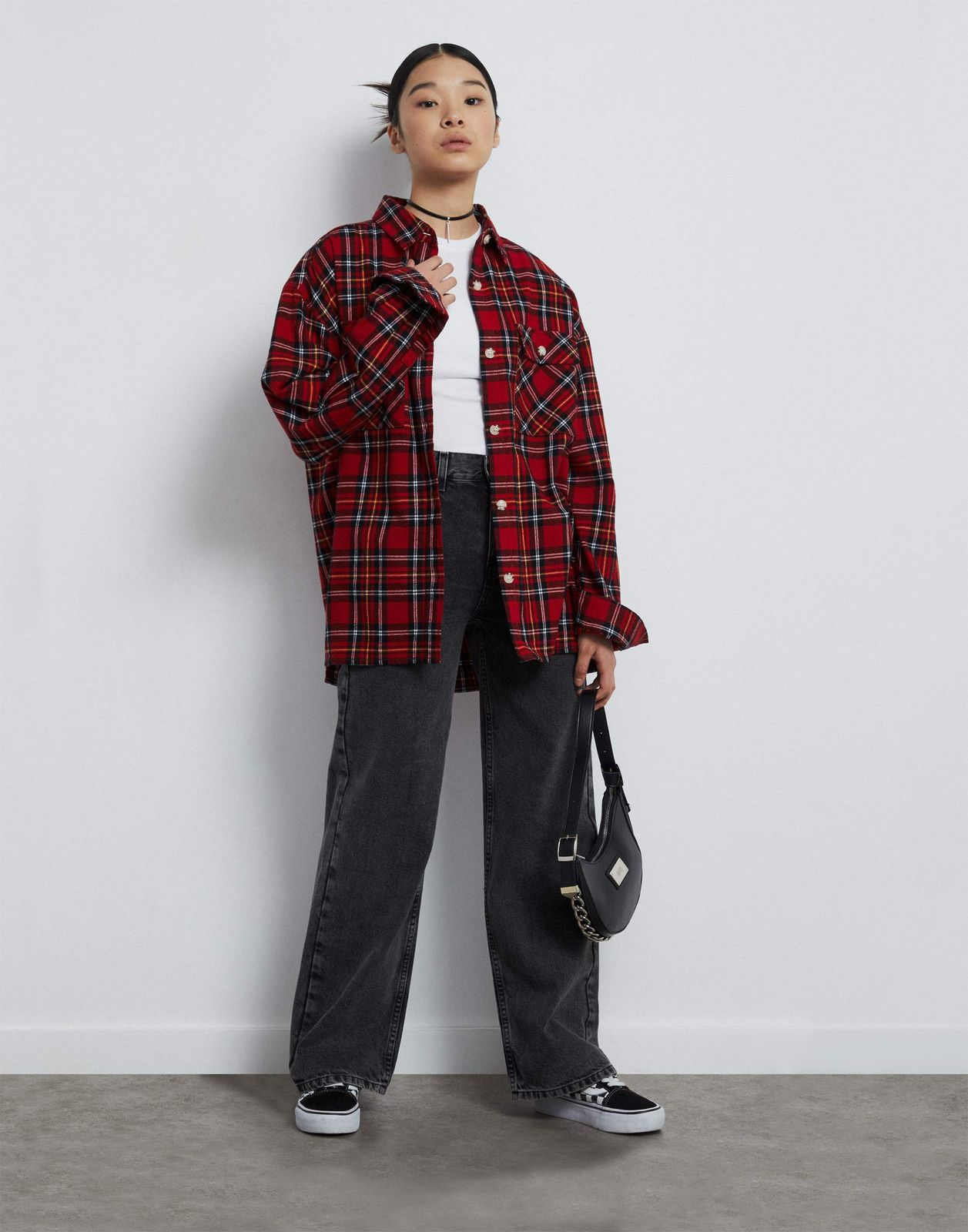 Рубашка детская Gloria Jeans GWT003260, красный/разноцветный, 134