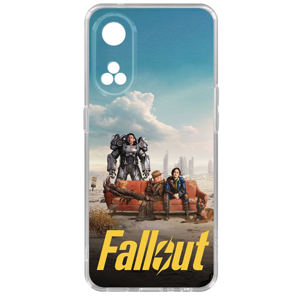 

Чехол-накладка Krutoff Clear Case Фоллаут (Fallout) - Постер для Oppo Reno8T, Прозрачный