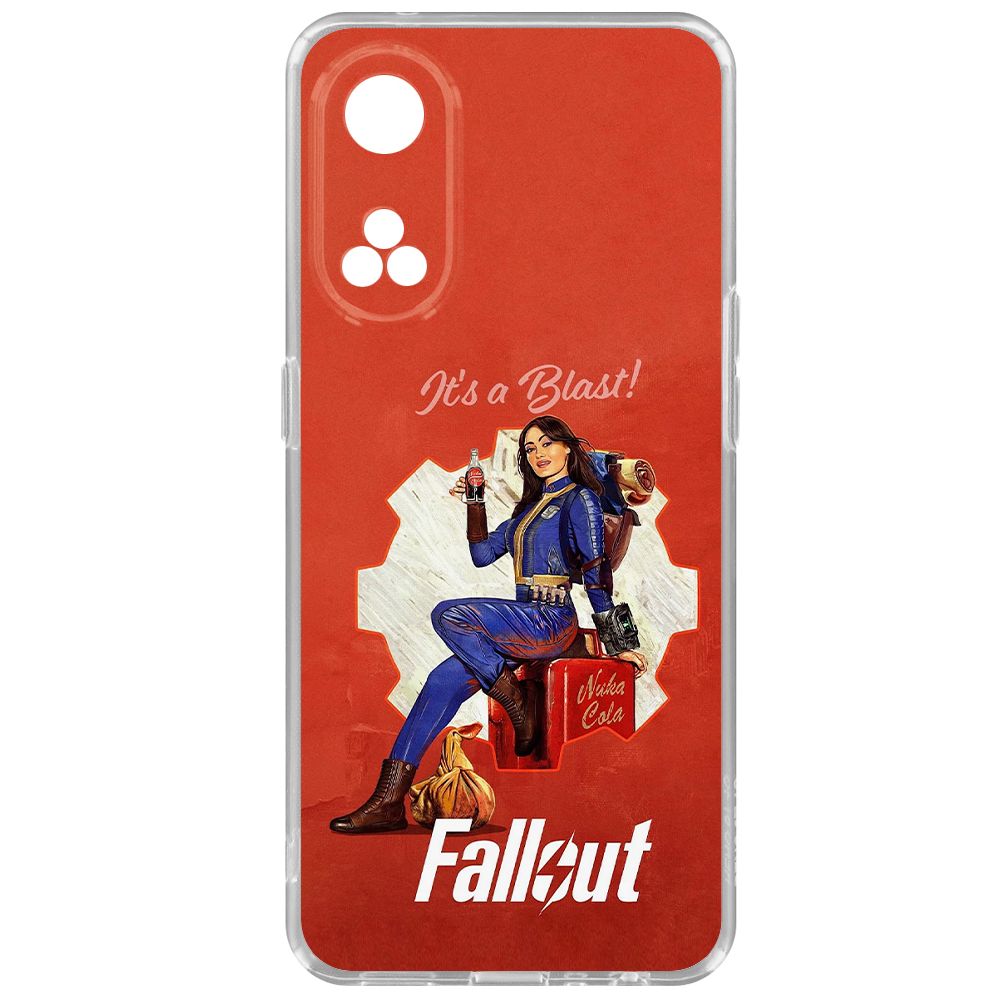 

Чехол-накладка Krutoff Clear Case Фоллаут (Fallout) - Это взрыв! для Oppo Reno8T, Прозрачный
