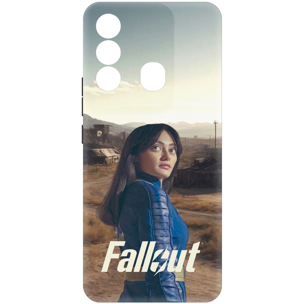 

Чехол-накладка Krutoff Soft Case Фоллаут (Fallout) - Люси в пустошах для ITEL P38 Pro