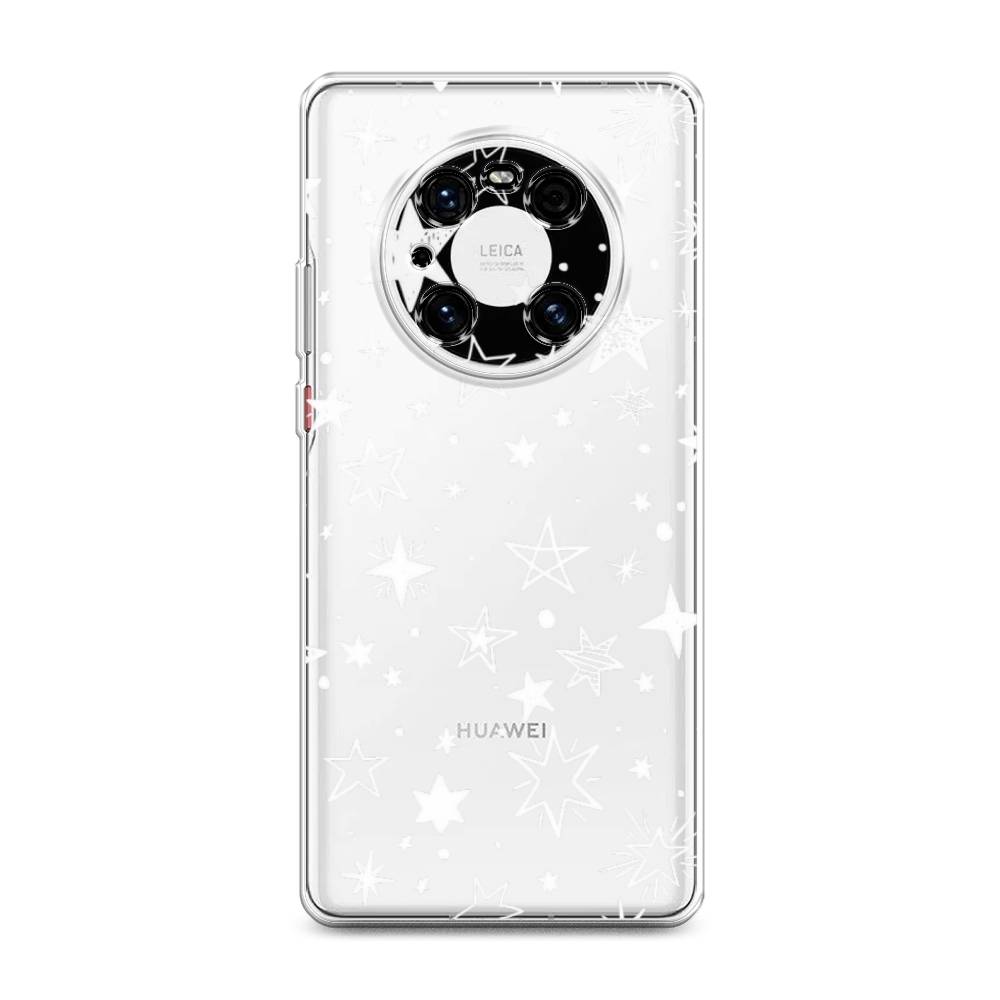 

Чехол Awog на Huawei Mate 40E Pro "Звездочки графика белая", Разноцветный, 6107550-7