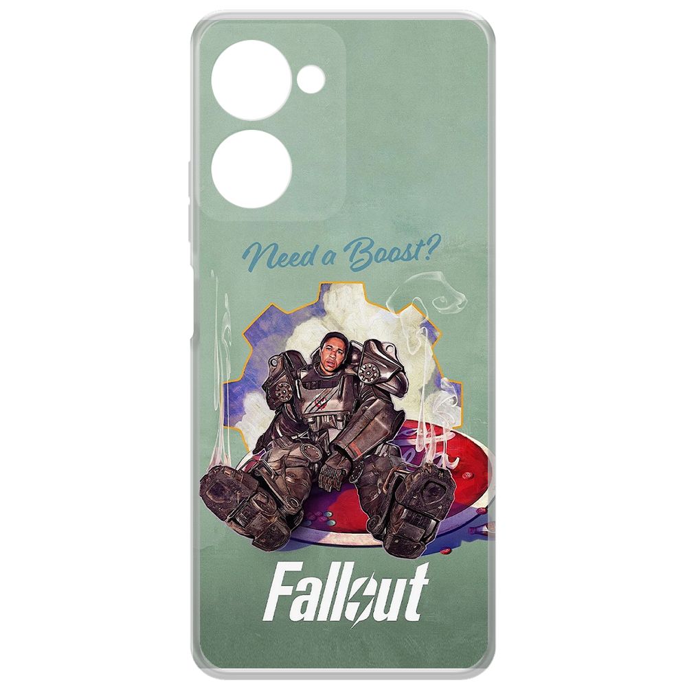 

Чехол-накладка Krutoff Clear Case Фоллаут (Fallout) - Нужно ускорение для Realme 10 Pro, Прозрачный