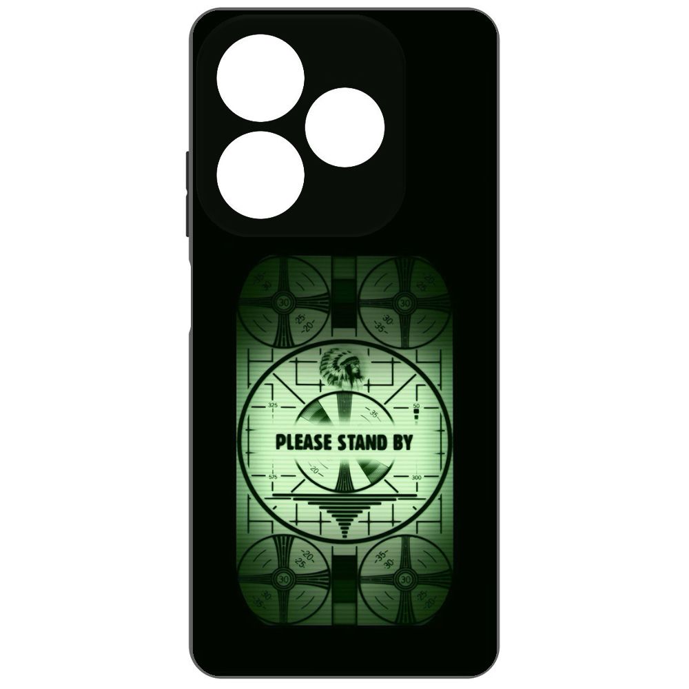 

Чехол-накладка Krutoff Soft Case Фоллаут (Fallout) - Пожалуйста, подождите для ITEL P55