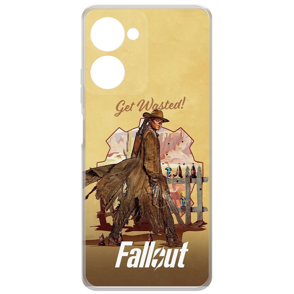 

Чехол-накладка Krutoff Clear Case Фоллаут (Fallout) - Давай напьемся! для Realme 10 Pro