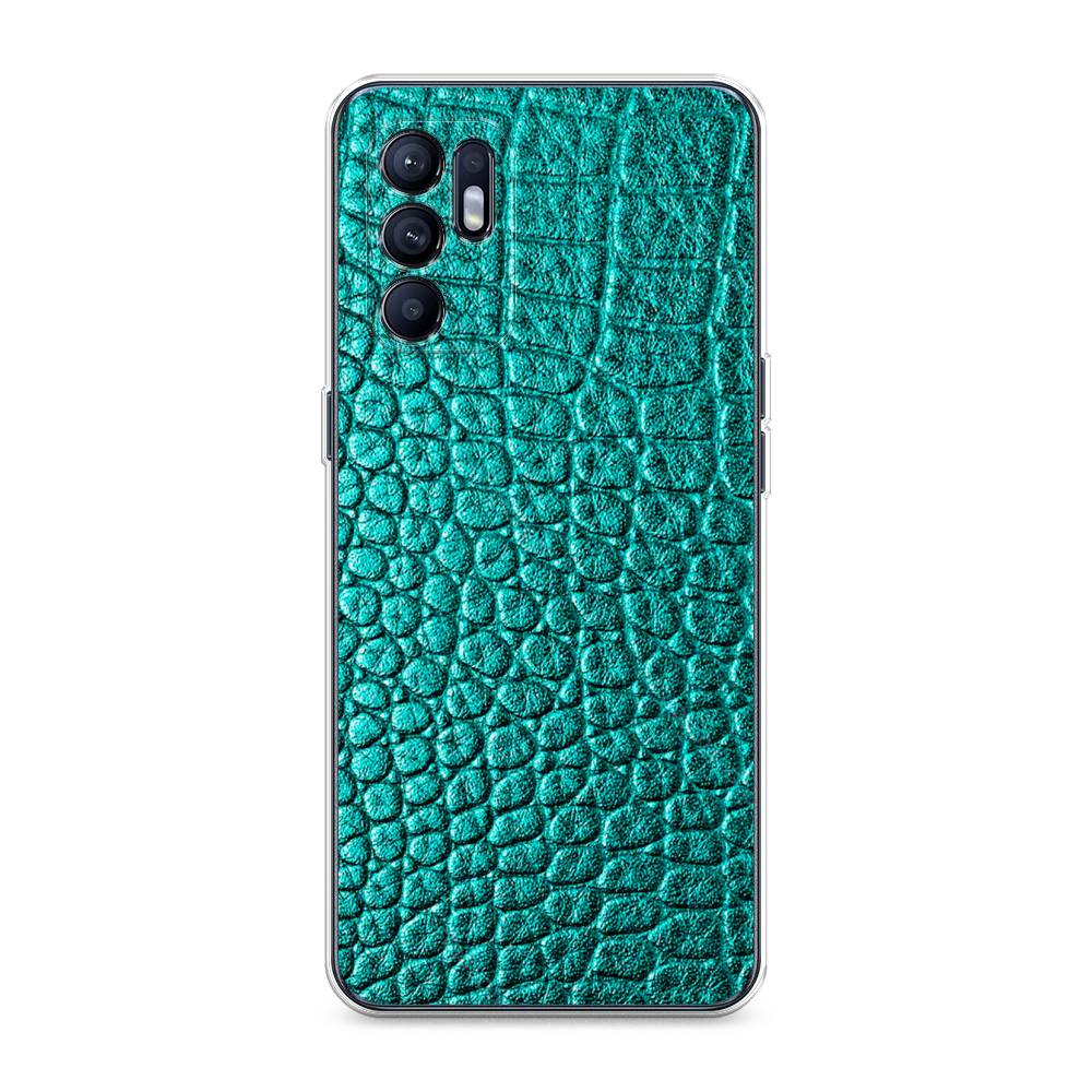 

Силиконовый чехол "Бирюзовая змея" на Oppo Reno 6, 257850-3