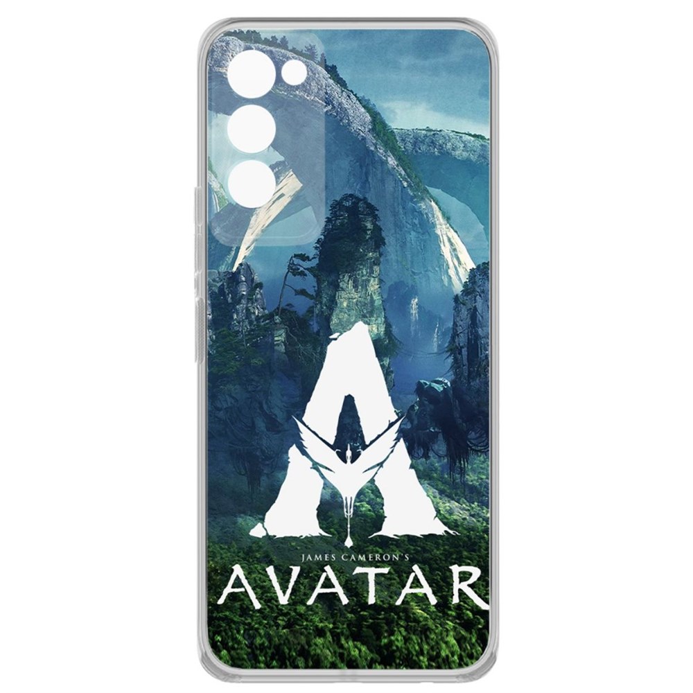 

Чехол-накладка кейс Аватар - Белое лого для TECNO Camon 18P