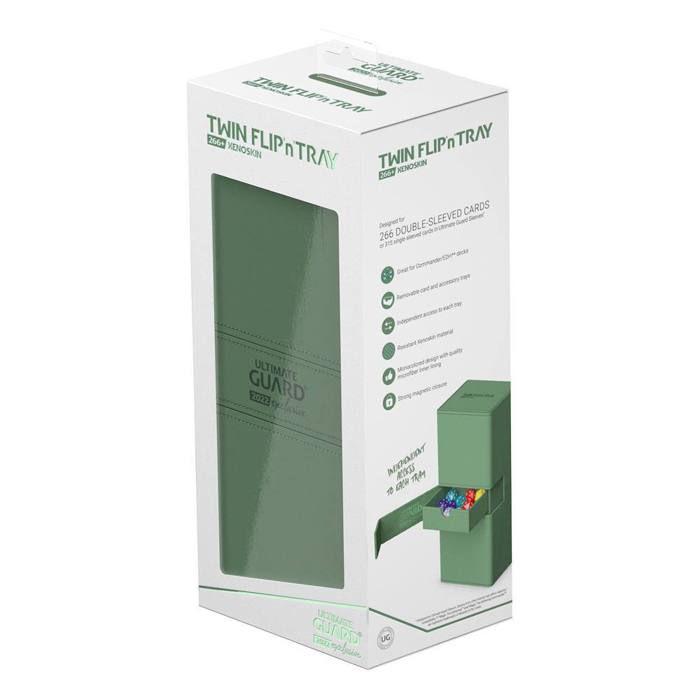 

Ultimate Guard - Коробочка пастельно-зеленая Flip'n'Tray Xenoskin для хранения 266+ карт с