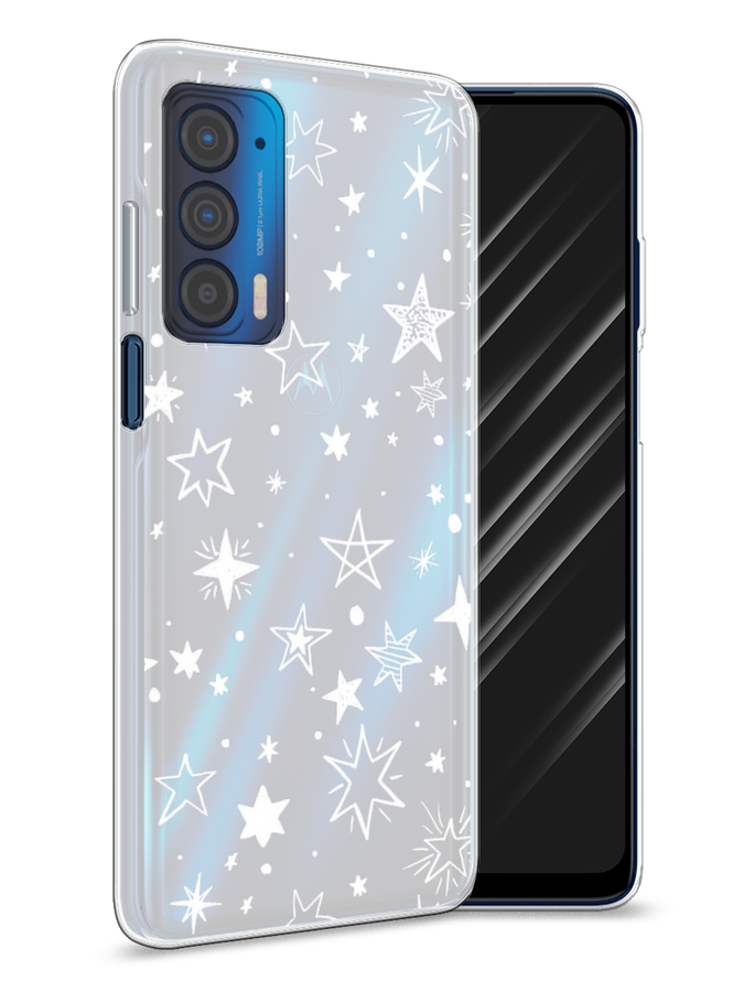 

Чехол Awog на Motorola Edge (2021) "Звездочки графика белая", Разноцветный, 242950-7