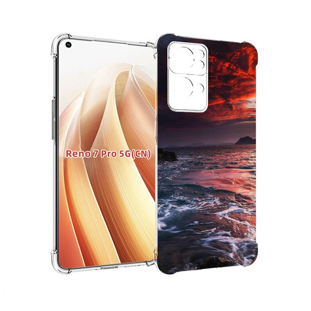 

Чехол MyPads красивый залив для OPPO Reno7 Pro 5G, Прозрачный, Tocco