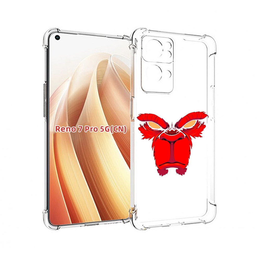 

Чехол MyPads красная обезьяна в темноте для OPPO Reno7 Pro 5G, Прозрачный, Tocco