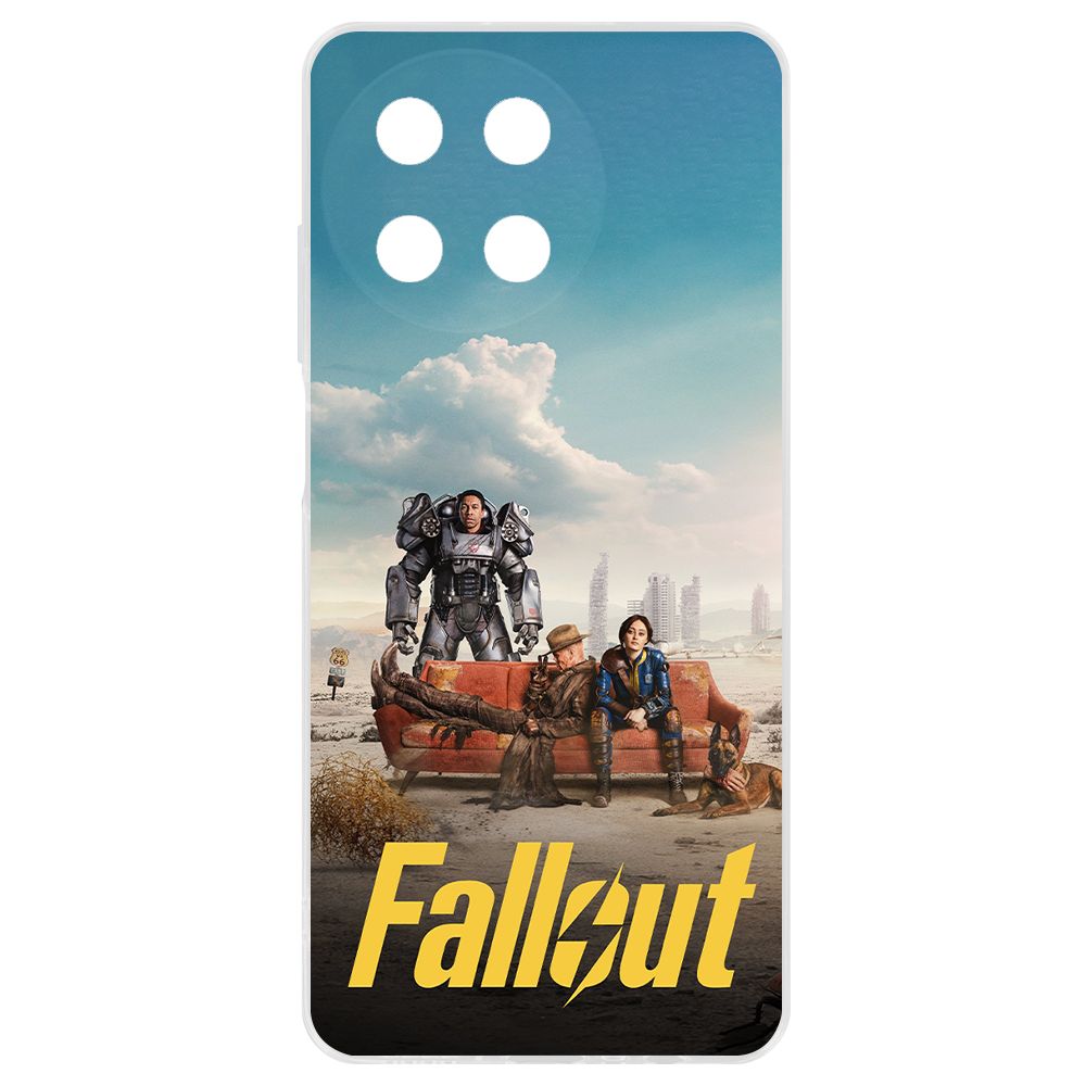 

Чехол-накладка Krutoff Clear Case Фоллаут (Fallout) - Постер для Realme 11 4G, Прозрачный