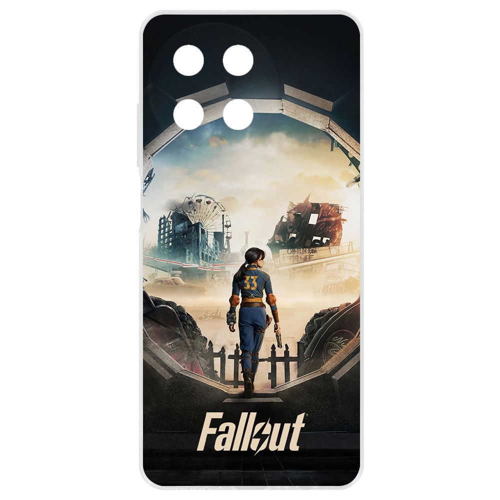 

Чехол-накладка Krutoff Clear Case Фоллаут (Fallout) - Убежище 33 для Realme 11 4G