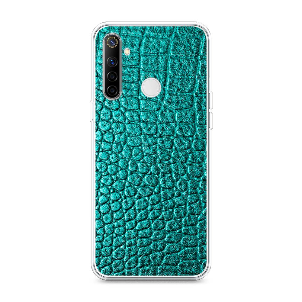 

Силиконовый чехол "Бирюзовая змея" на Realme 6i, 252950-3