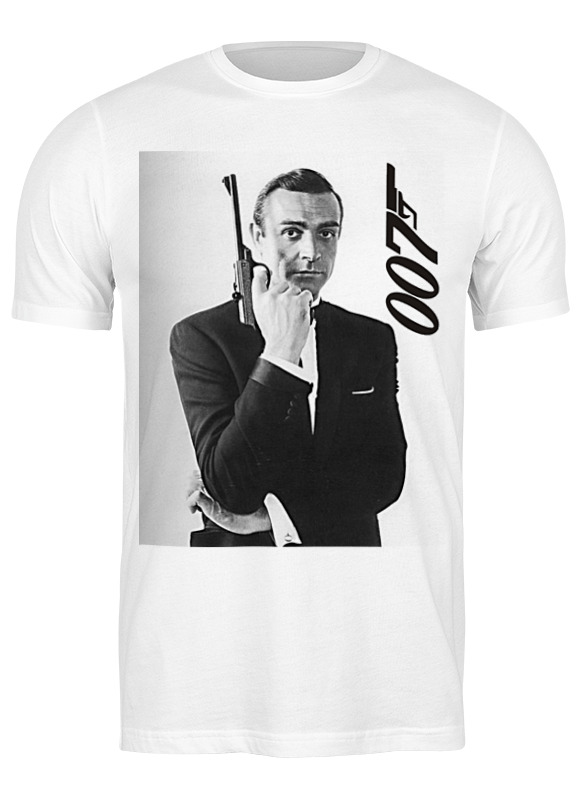 

Футболка мужская Printio James bond белая L, Белый, James bond