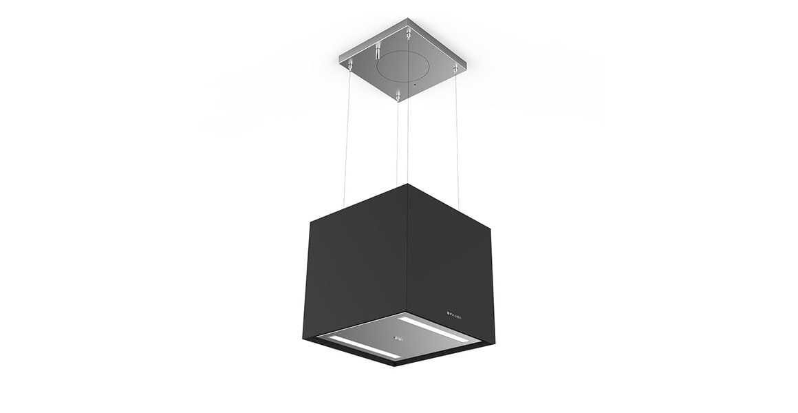

Вытяжка островная FABER Soft cube nero ingo F40 черный, Soft cube nero ingo F40