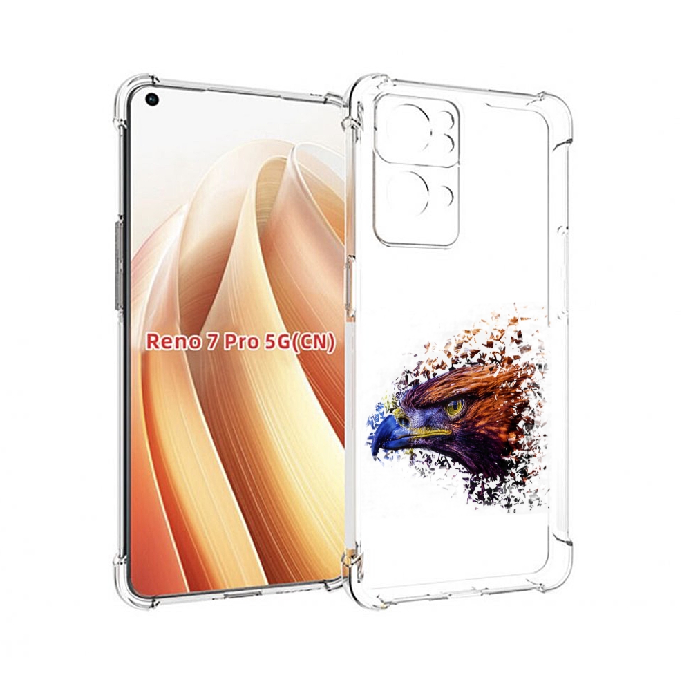 

Чехол MyPads красочный орел для OPPO Reno7 Pro 5G, Прозрачный, Tocco