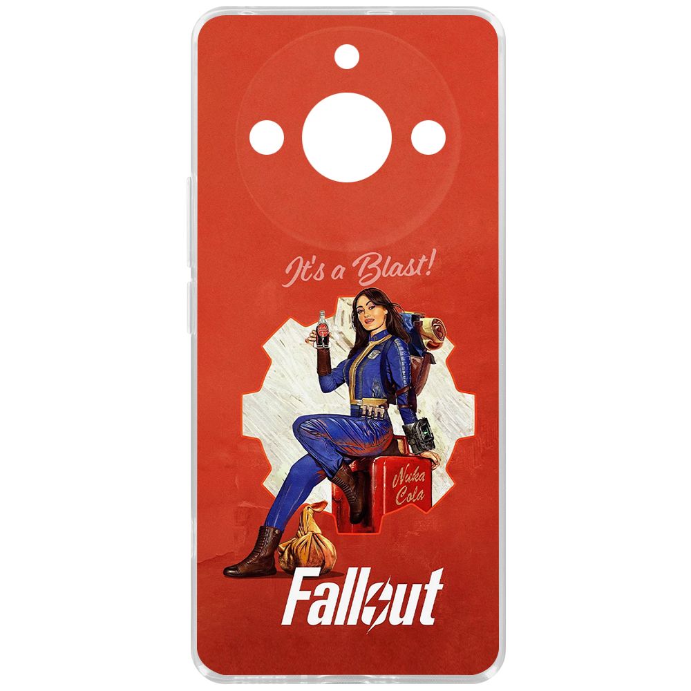 

Чехол-накладка Krutoff Clear Case Фоллаут (Fallout) - Это взрыв! для Realme 11 Pro+, Прозрачный