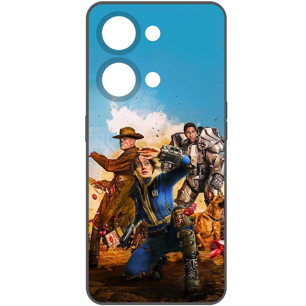 

Чехол-накладка Krutoff Soft Case Фоллаут - Люси, Гуль и Аарон для OnePlus Nord 3 5G