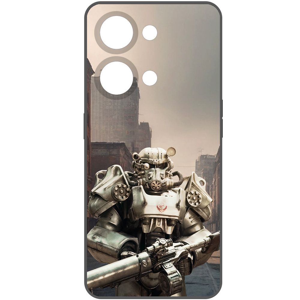 

Чехол-накладка Krutoff Soft Case Фоллаут (Fallout) - Рыцарь Братства для OnePlus Nord 3 5G