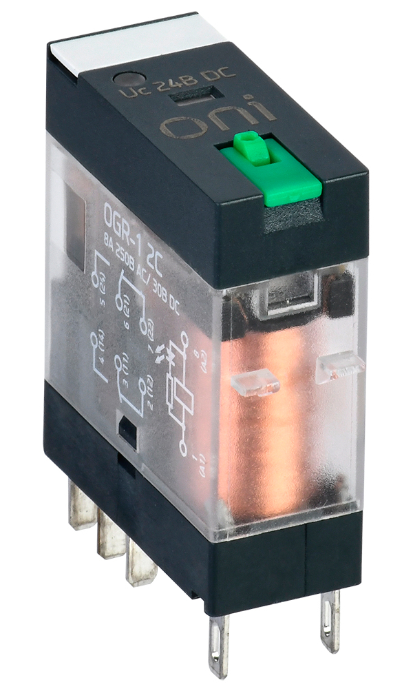 фото Реле общего назначения ogr-1 2c 24в dc oni ogr-1-2c-dc24v iek