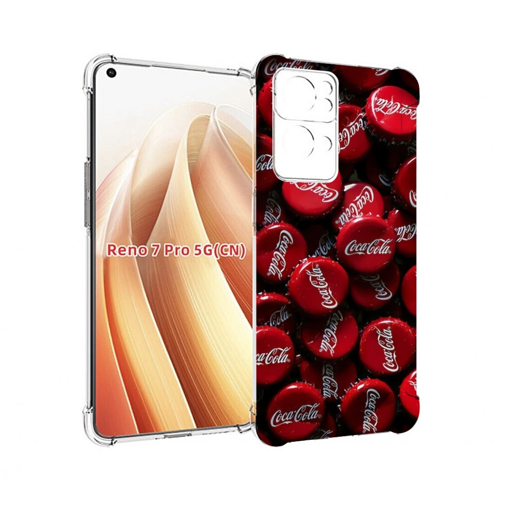 

Чехол MyPads крышки от кокаколы для OPPO Reno7 Pro 5G, Прозрачный, Tocco