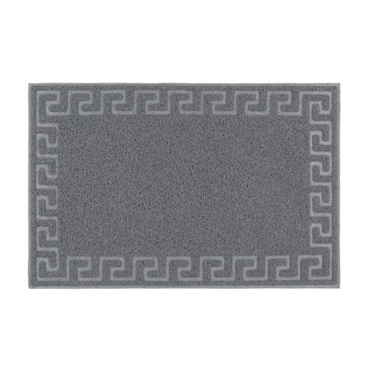 Коврик придверный SunStep Spongy Меандр 38-301, 40 x 60 см, серый