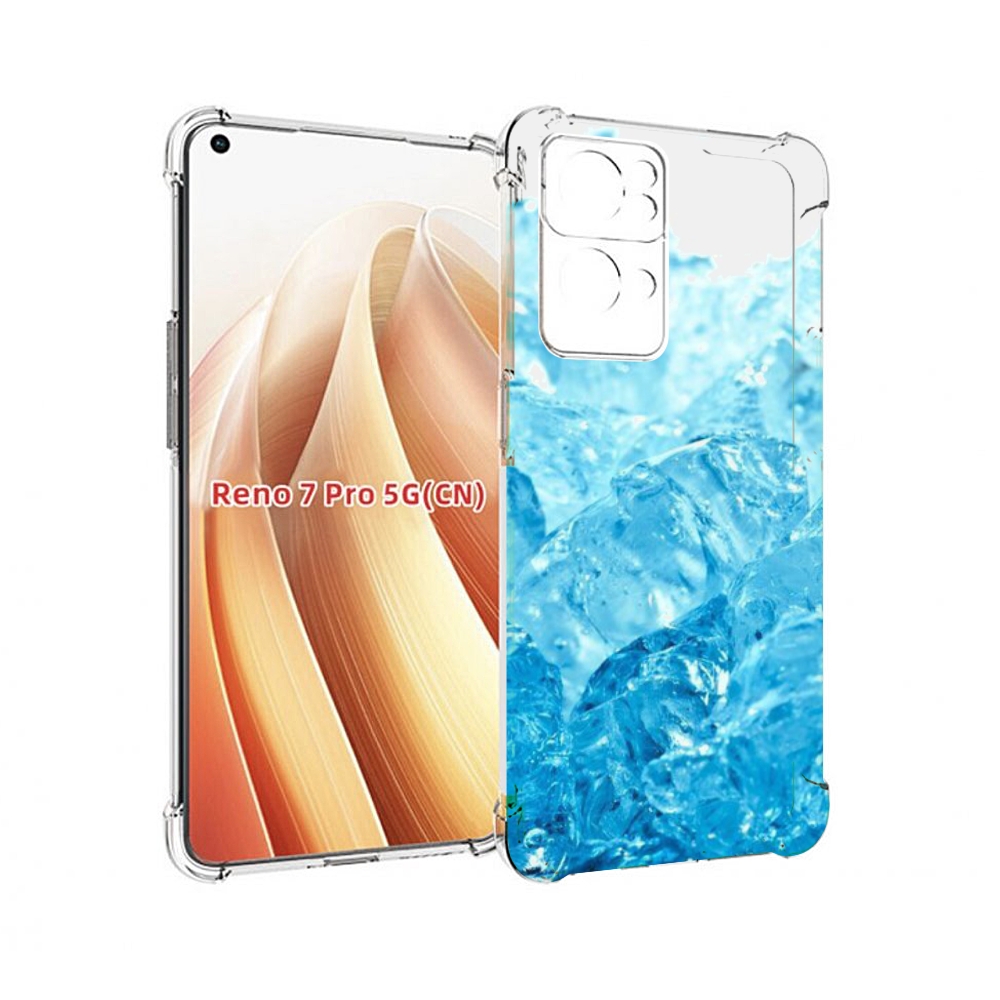 

Чехол MyPads кусочки-льда для OPPO Reno7 Pro 5G, Прозрачный, Tocco