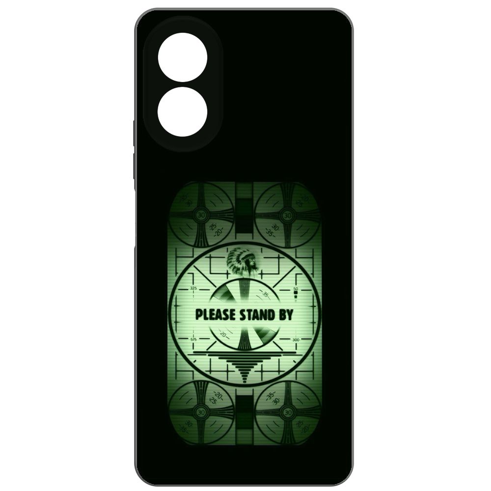 

Чехол-накладка Krutoff Soft Case Фоллаут (Fallout) - Пожалуйста, подождите для Oppo A38 4G