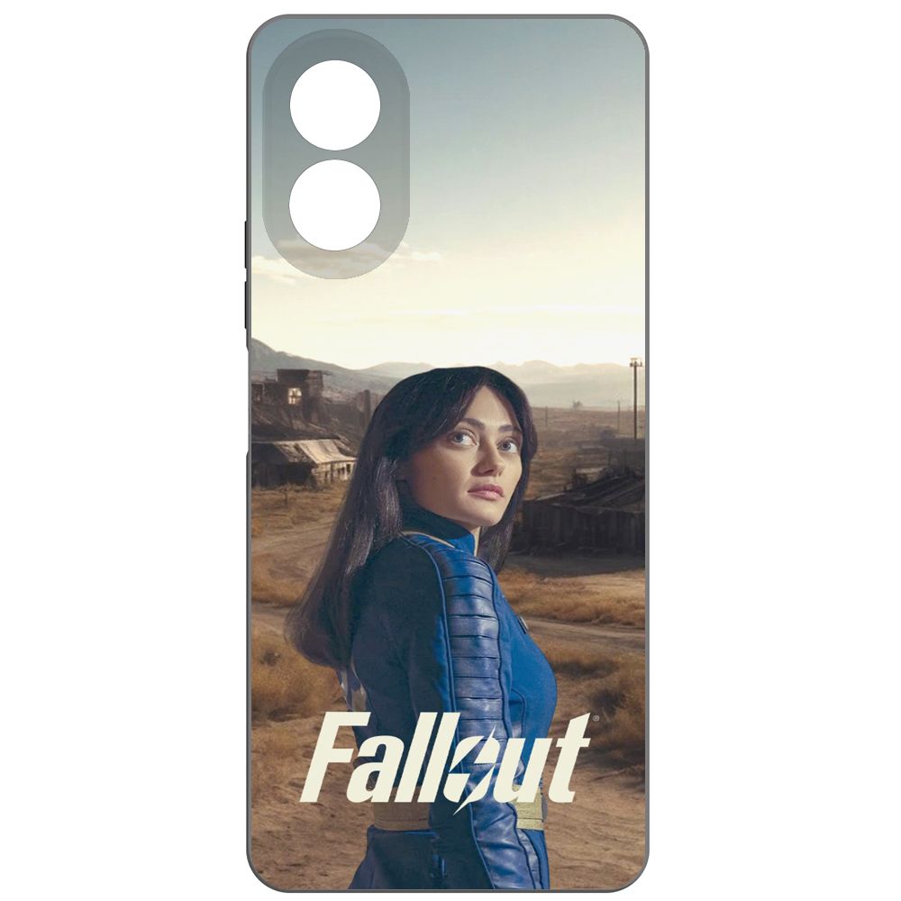 

Чехол-накладка Krutoff Soft Case Фоллаут (Fallout) - Люси в пустошах для Oppo A38 4G
