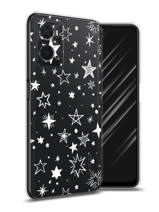 

Чехол Awog на Oppo A36 "Звездочки графика белая", Разноцветный, 259950-7