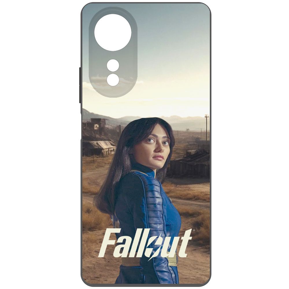 

Чехол-накладка Krutoff Soft Case Фоллаут (Fallout) - Люси в пустошах для Oppo A58 4G