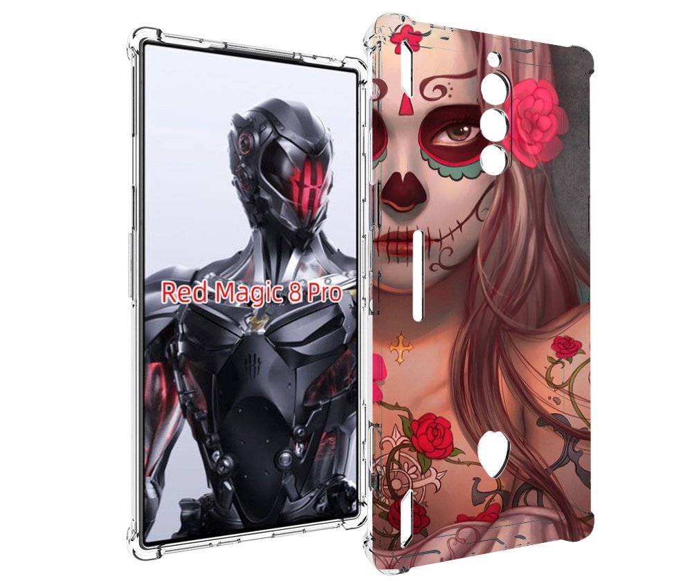 

Чехол MyPads девочка в рисунках для ZTE Nubia Red Magic 8 Pro / Red Magic 8 Pro Plus, Tocco