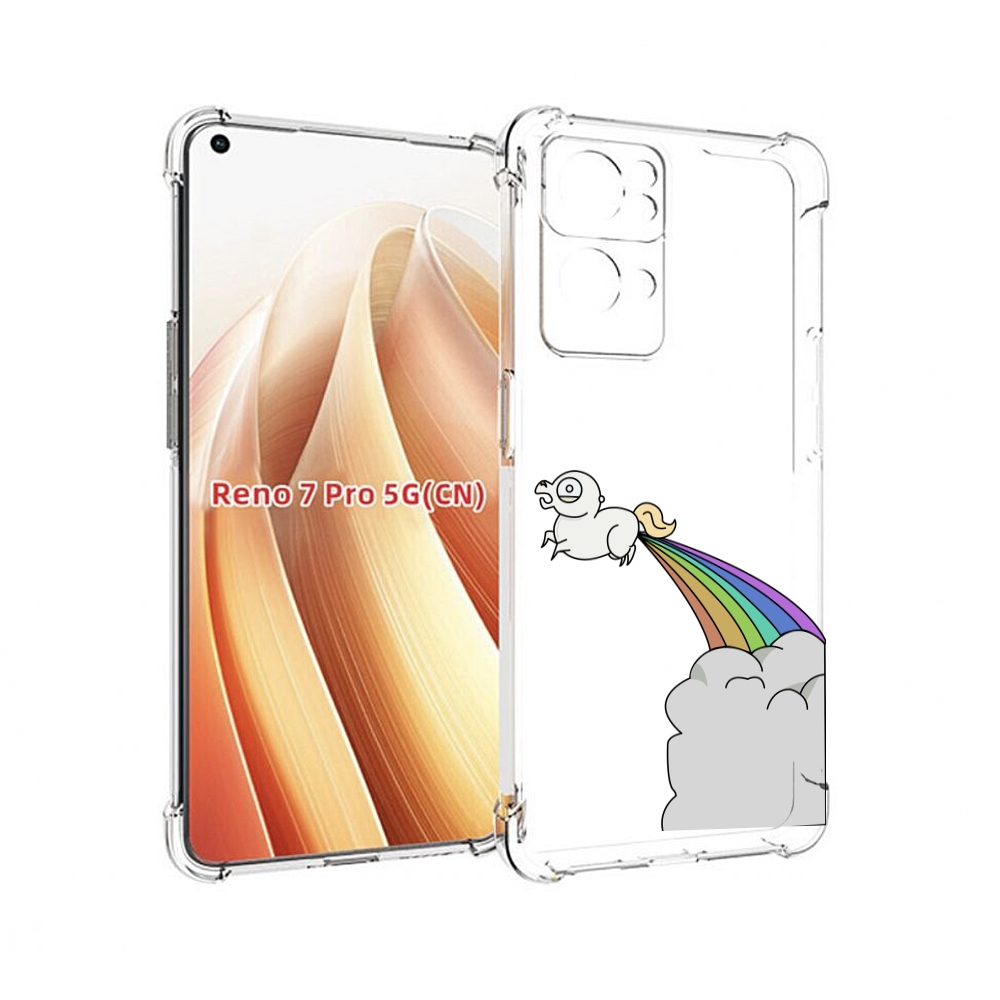 

Чехол MyPads летающее-пони детский для OPPO Reno7 Pro 5G, Прозрачный, Tocco