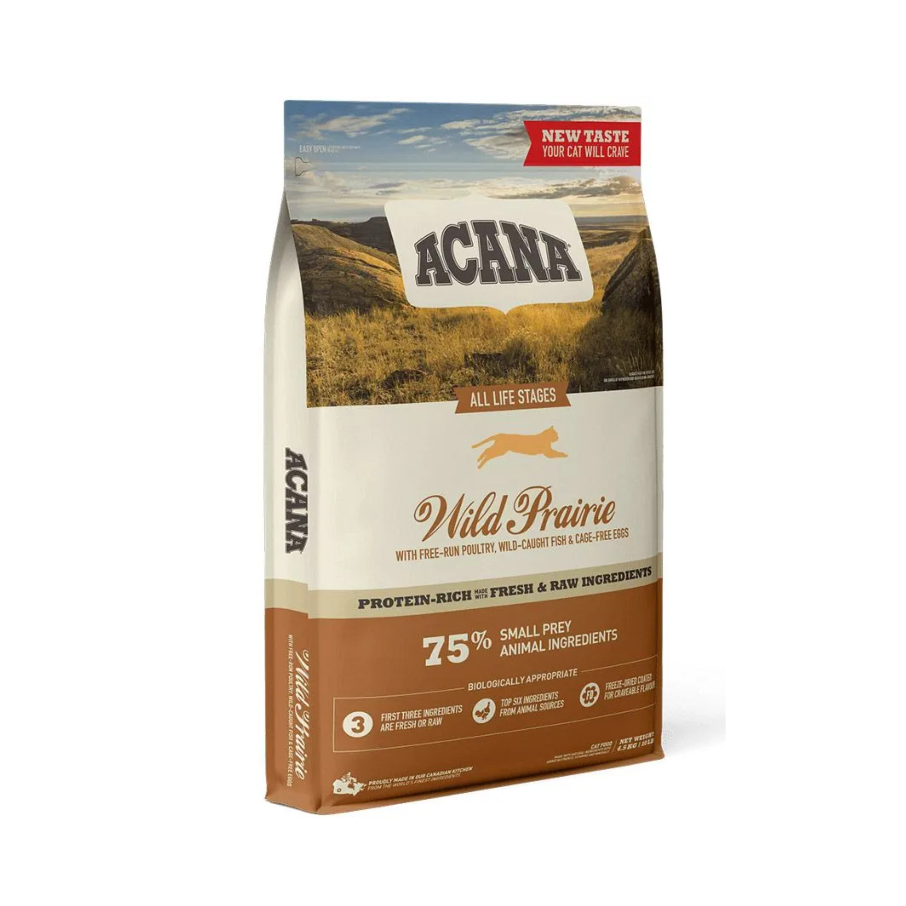 Сухой корм для кошек Acana Wild Prarie, курица, 4,5 кг