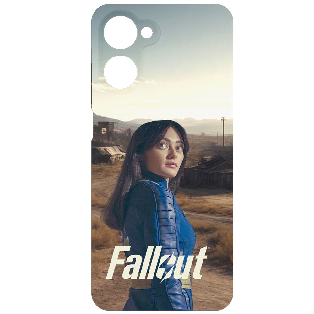 

Чехол-накладка Krutoff Soft Case Фоллаут (Fallout) - Люси в пустошах для Realme 10 4G