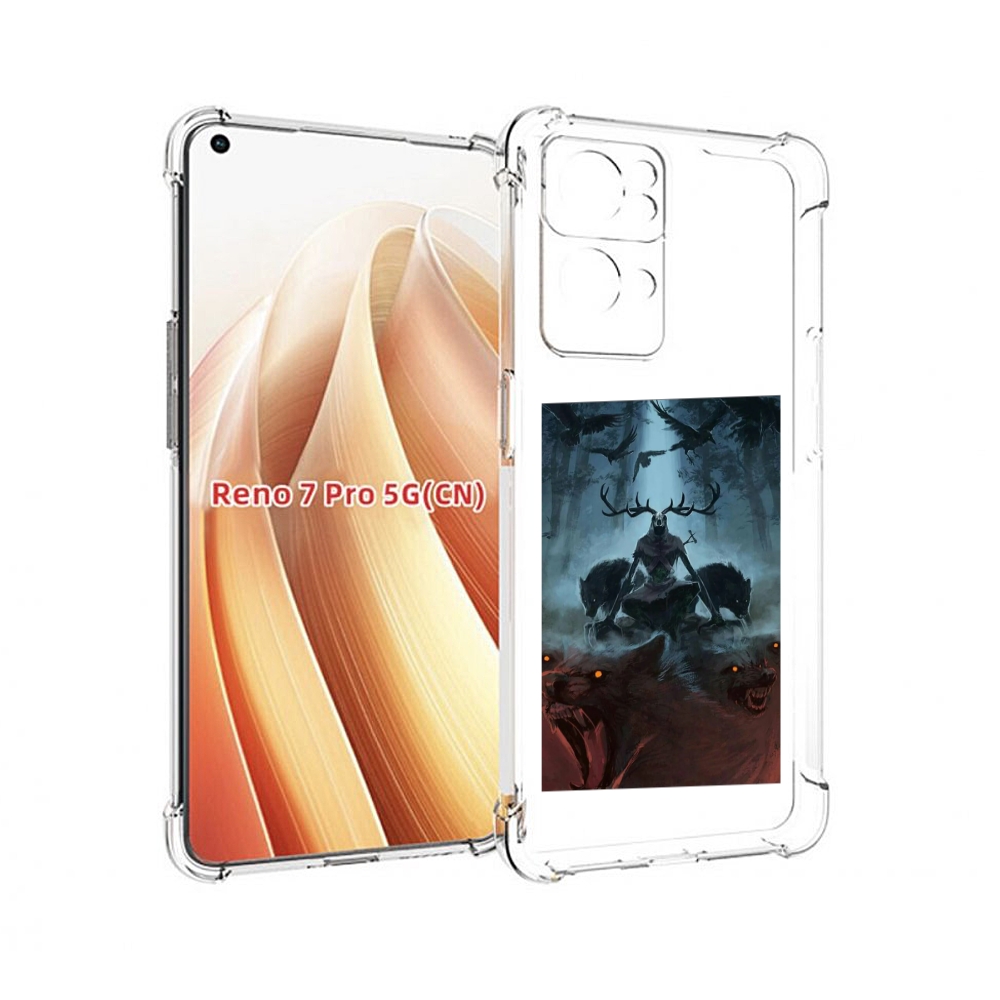 

Чехол MyPads лось демон для OPPO Reno7 Pro 5G, Прозрачный, Tocco