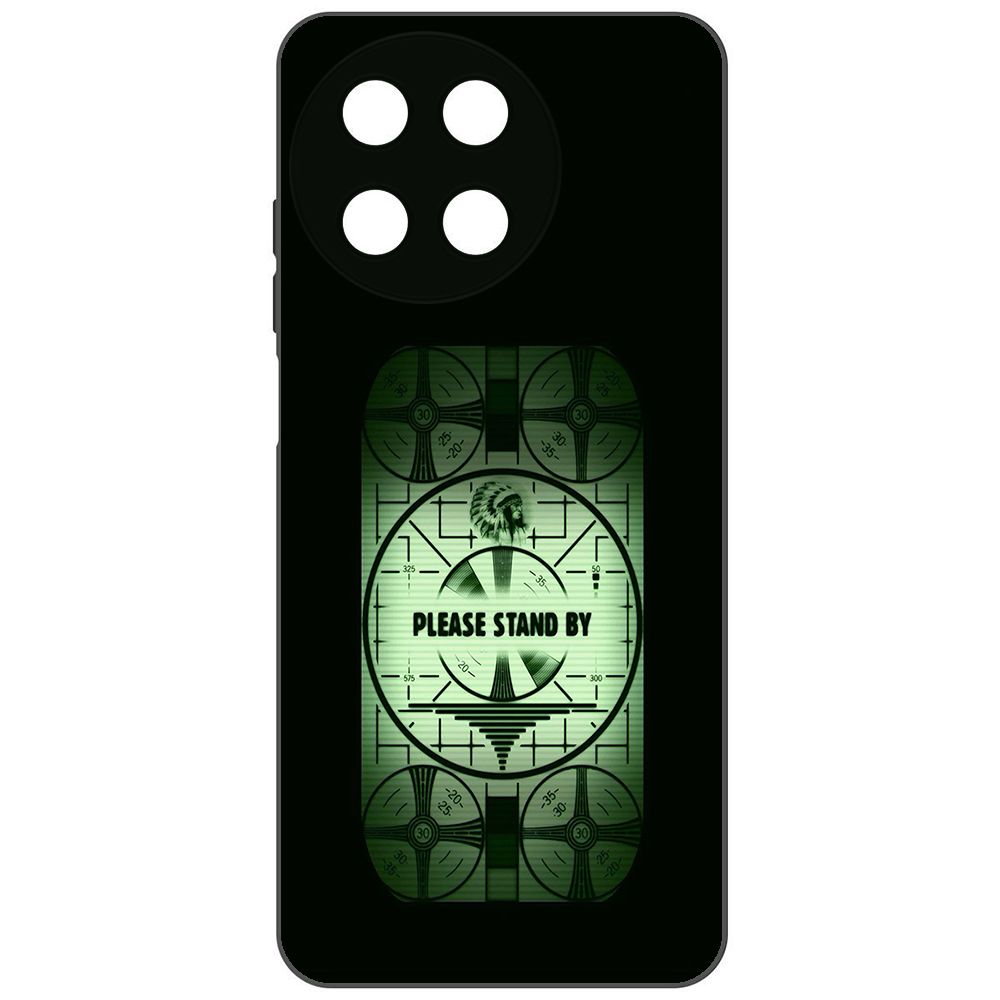 

Чехол-накладка Krutoff Soft Case Фоллаут (Fallout) -Пожалуйста, подождите для Realme 11 4G