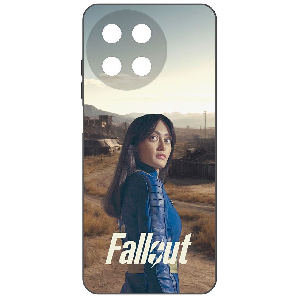 

Чехол-накладка Krutoff Soft Case Фоллаут (Fallout) - Люси в пустошах для Realme 11 4G