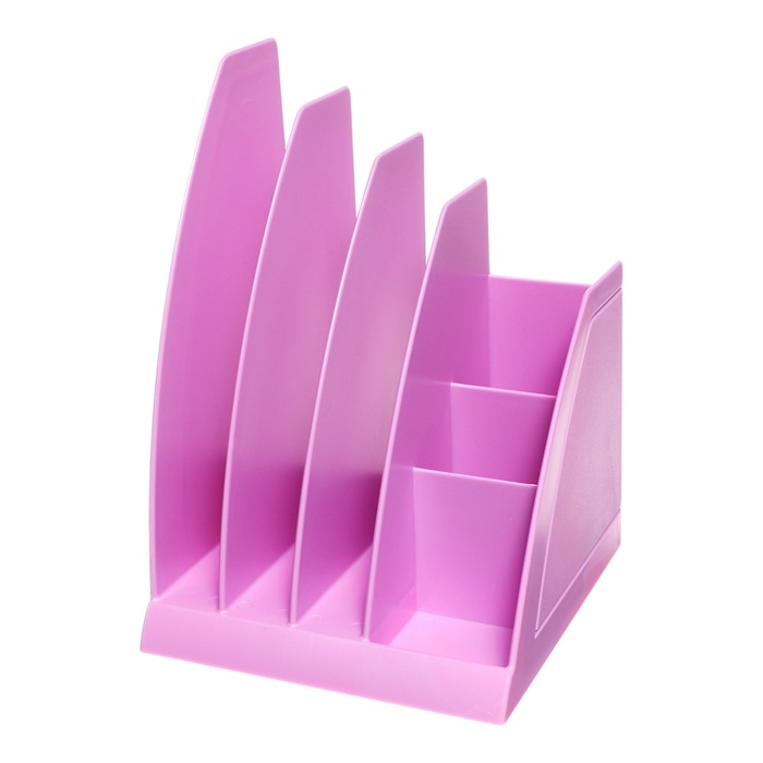 

Подставка для бумаг ErichKrause Regatta, Pastel Bloom, пластиковая, фиолетовый